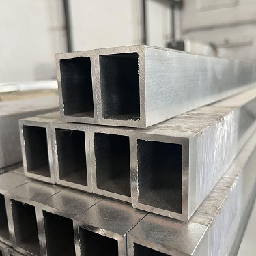 Tubo cuadrado de aluminio extruido