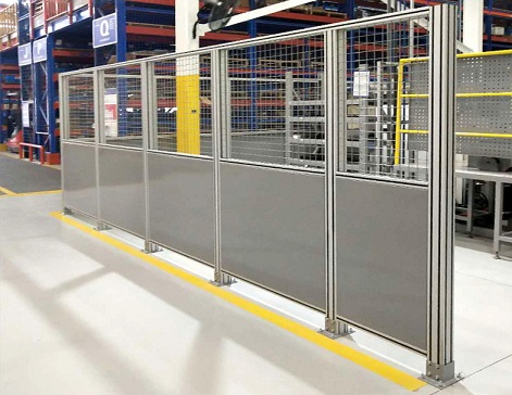 ¿Qué es una valla protectora de perfil de aluminio?
