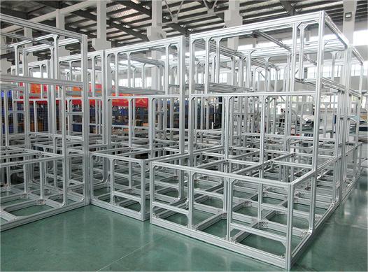 Caja de procesamiento de marco de perfil de aluminio con ranura en T industrial