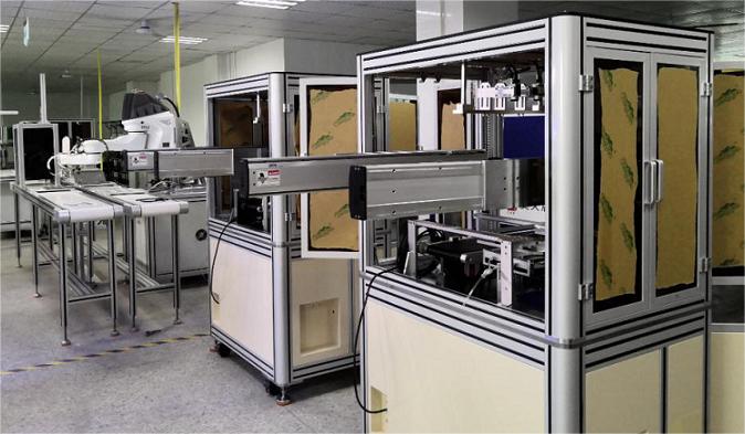 Aplicación de perfiles de aluminio con ranura en T en equipos de automatización