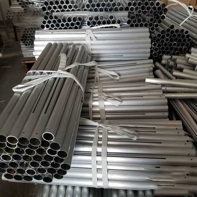 6061 6063 Tubo redondo de extrusión de aluminio sin costura anodizado