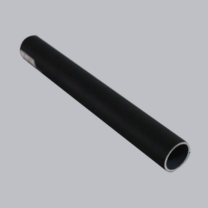 Tubo redondo de aluminio extruido anodizado negro